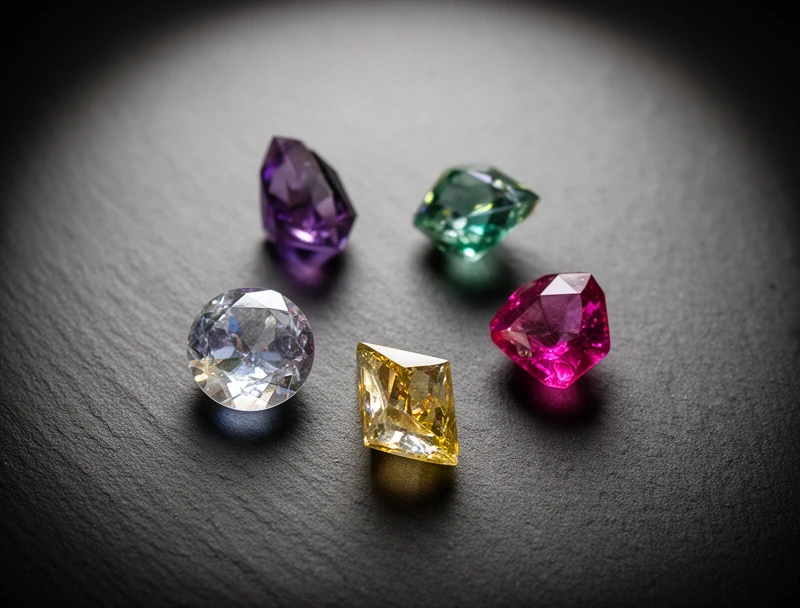 Crystal symbols on reels